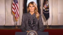 Melania Trump publikon videon lamtumirëse