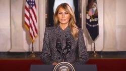 Melania Trump publikon videon lamtumirëse