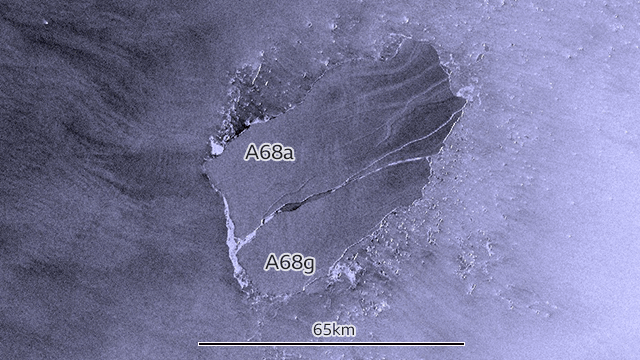 Buzdağının en büyük olarak kabul edilen bir başka parçası daha koptu