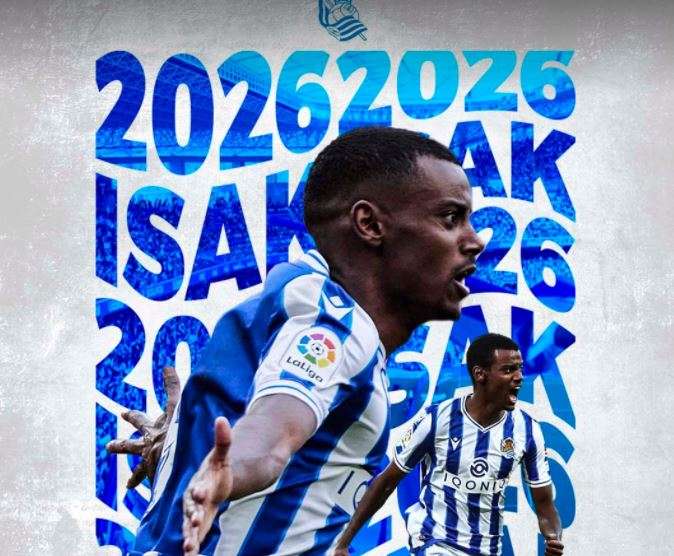 Isak vazhdon kontratën me Sociedadin deri në vitin 2026