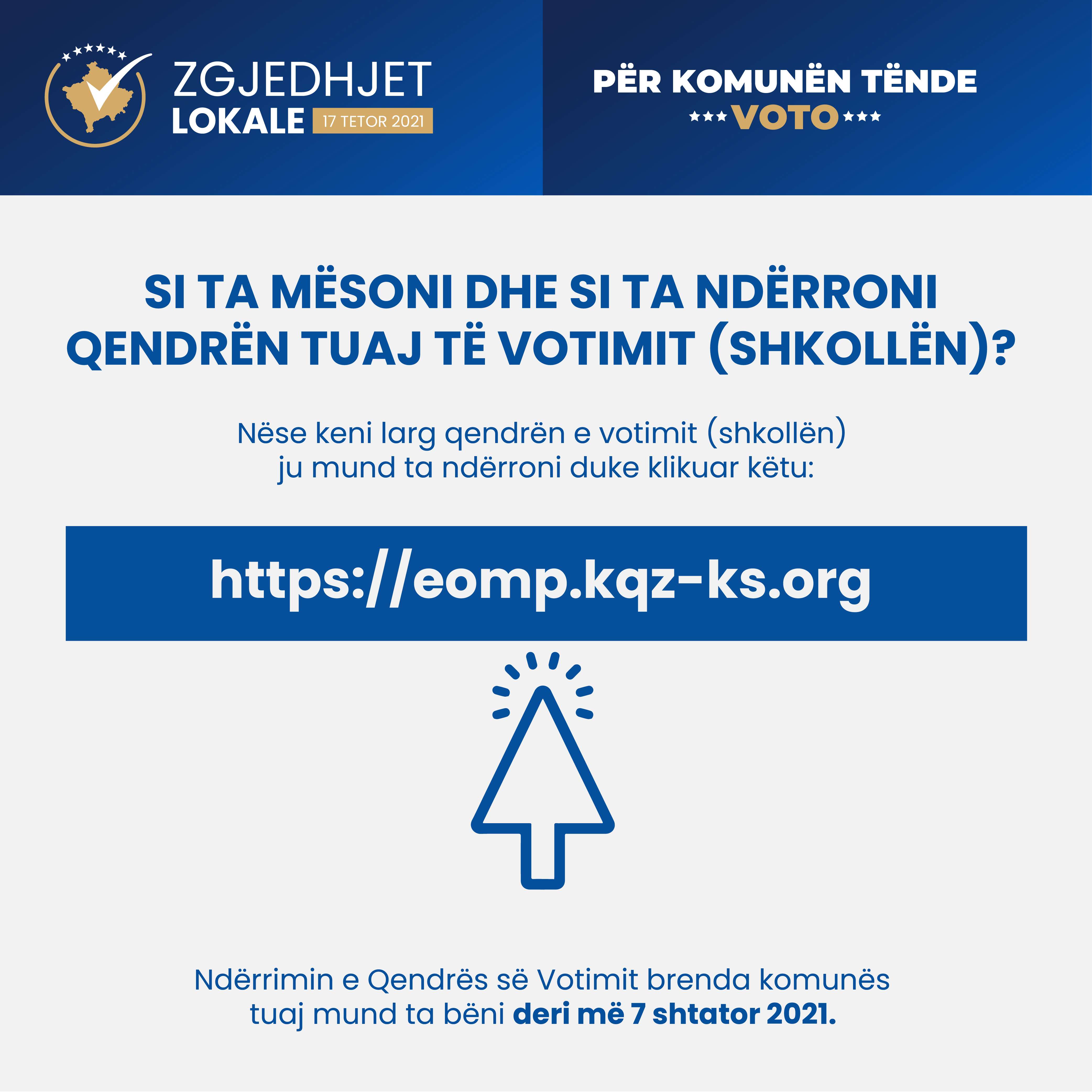 KQZ: Nga 20 korriku e deri më 7 shtator mund ta ndërroni Qendrën e Votimit