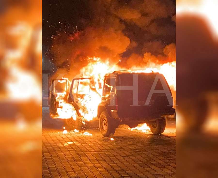 Vetura e deputetit Bajqinovci u dogj nga defekti në sistemin elektrik