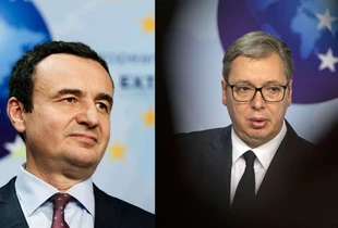 Albin Kurti dhe Aleksandar Vuçiq