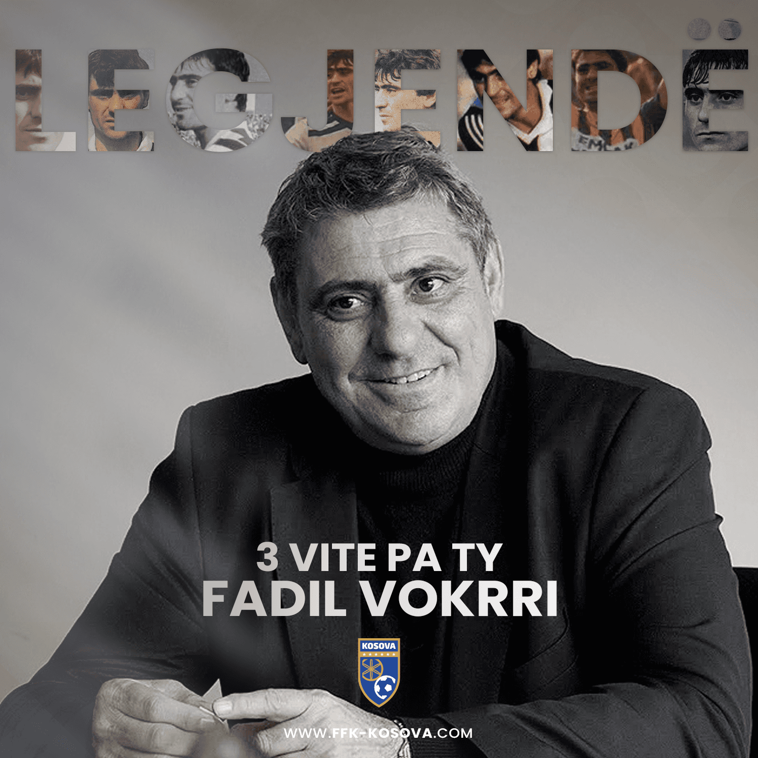 Në trevjetorin e vdekjes, Vokrri kujtohet si një nga personalitetet më të shquara të futbollit kosovar