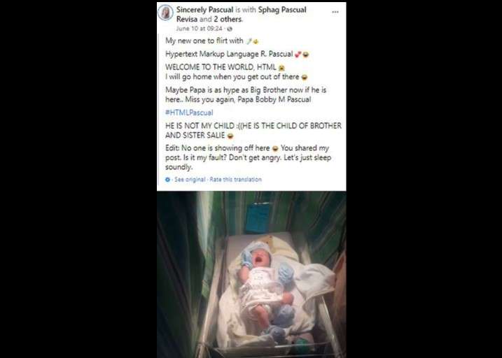 Nga dashuria për profesionin ia vë djalit emrin HTML