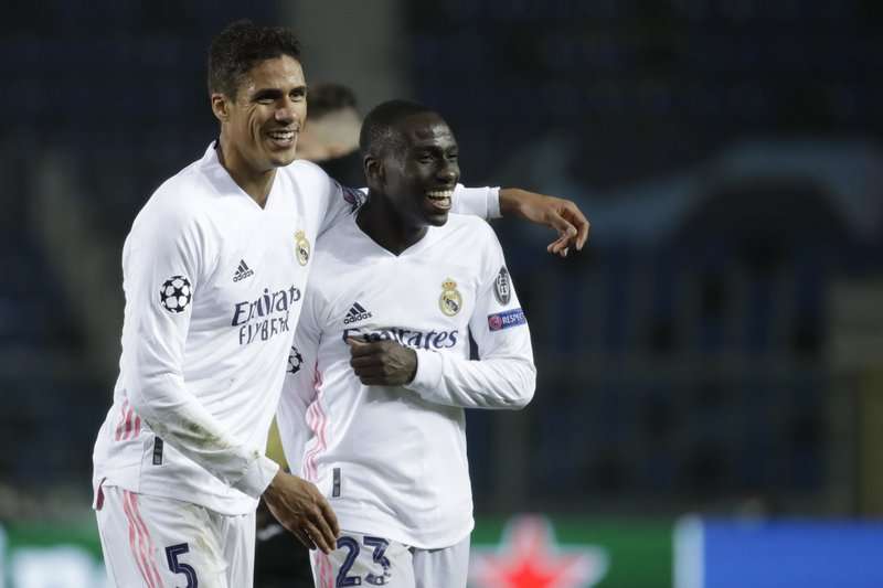 Ferland Mendy dhe Raphael Varane