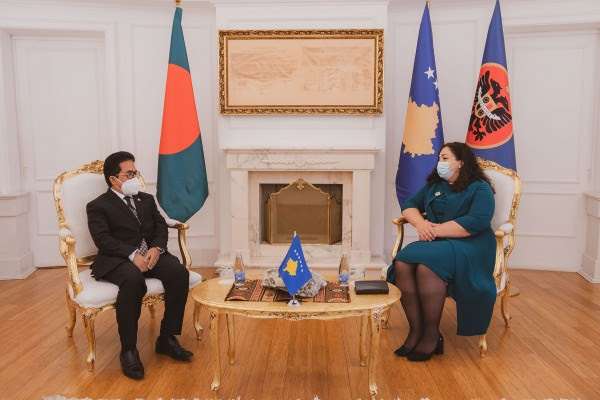 Osmani pranoi kredencialet nga ambasadori jo-rezident i Bangladeshit