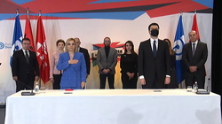 Dy partitë opozitare në Shqipëri nënshkruajnë marrëveshje për koalicion parazgjedhor