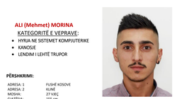 Policia kërkon ndihmë për kapjen e 27-vjeçarit që dyshohet për tri vepra