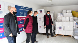 150 familje të Prizrenit përkrahen me pako ushqimore e mbulesa dimërore