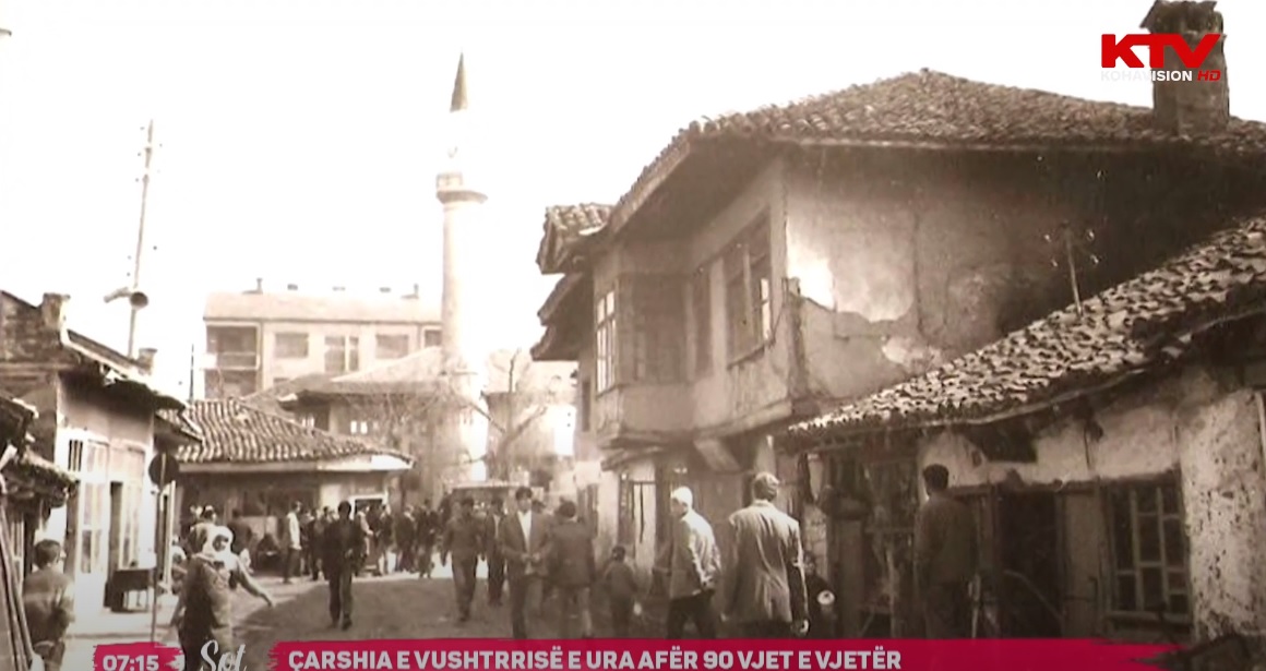 Çarshia e Vushtrrisë e ura afër 90 vjet e vjetër 