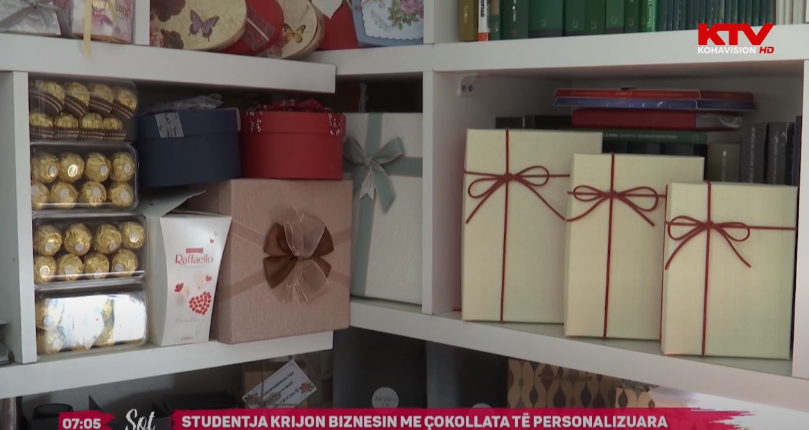 Studentja krijon biznesin me çokollata të personalizuara 