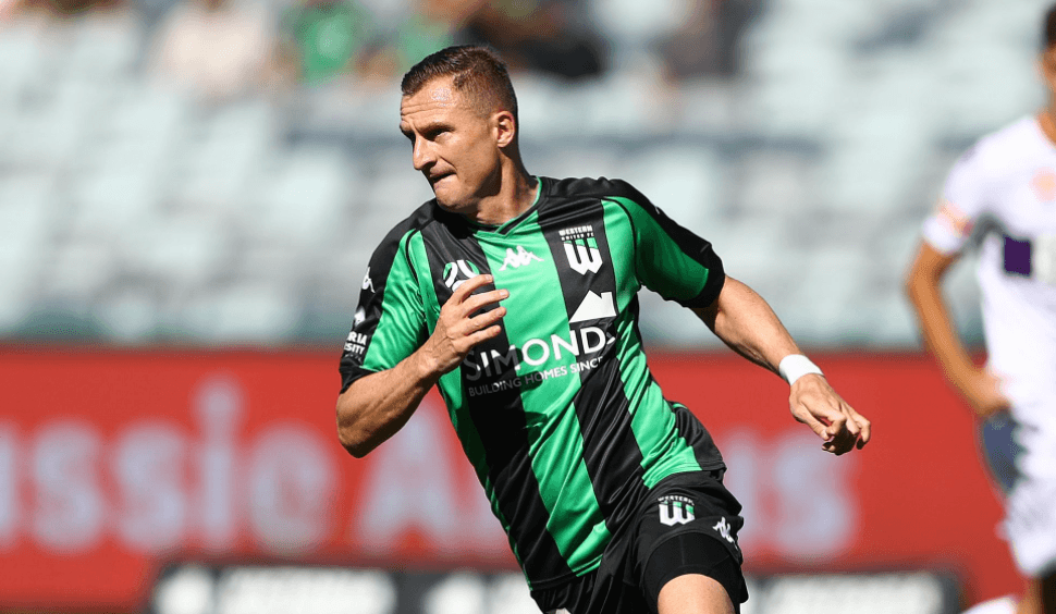 Besart Berisha arrin rekord me Western Unitedin
