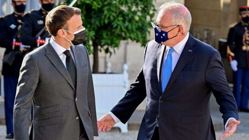 Macroni thotë se kryeministri australian gënjeu për marrëveshjen e nëndetëseve