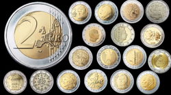 Në një bankë në Prishtinë raportohet se u deponuan 251 monedha 2-euroshe false