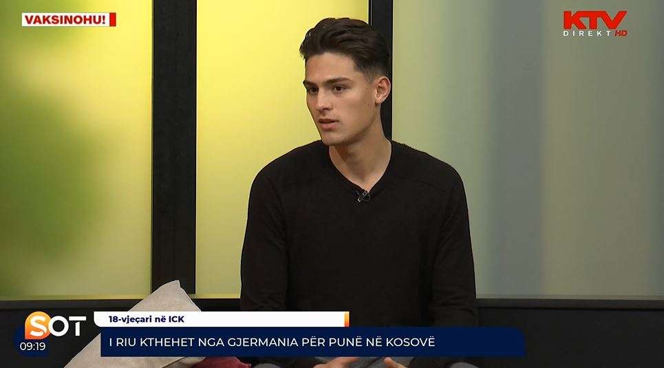 18-vjeçari kthehet nga Gjermania për të punuar në Kosovë