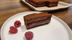 Schokoladen-Himbeer-Kuchen“