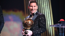 Messi i emocionuar me trofeun e shtatë