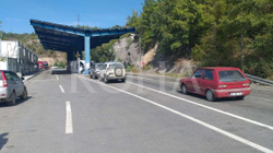 Kolona të gjata të kamionëve në Jarinjë në pritje për të hyrë në Kosovë