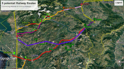 Rama prezanton idenë e projektit të hekurudhës Durrës-Prishtinë