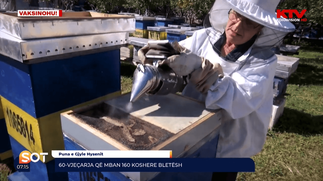60-vjeçarja që mban 160 koshere bletë