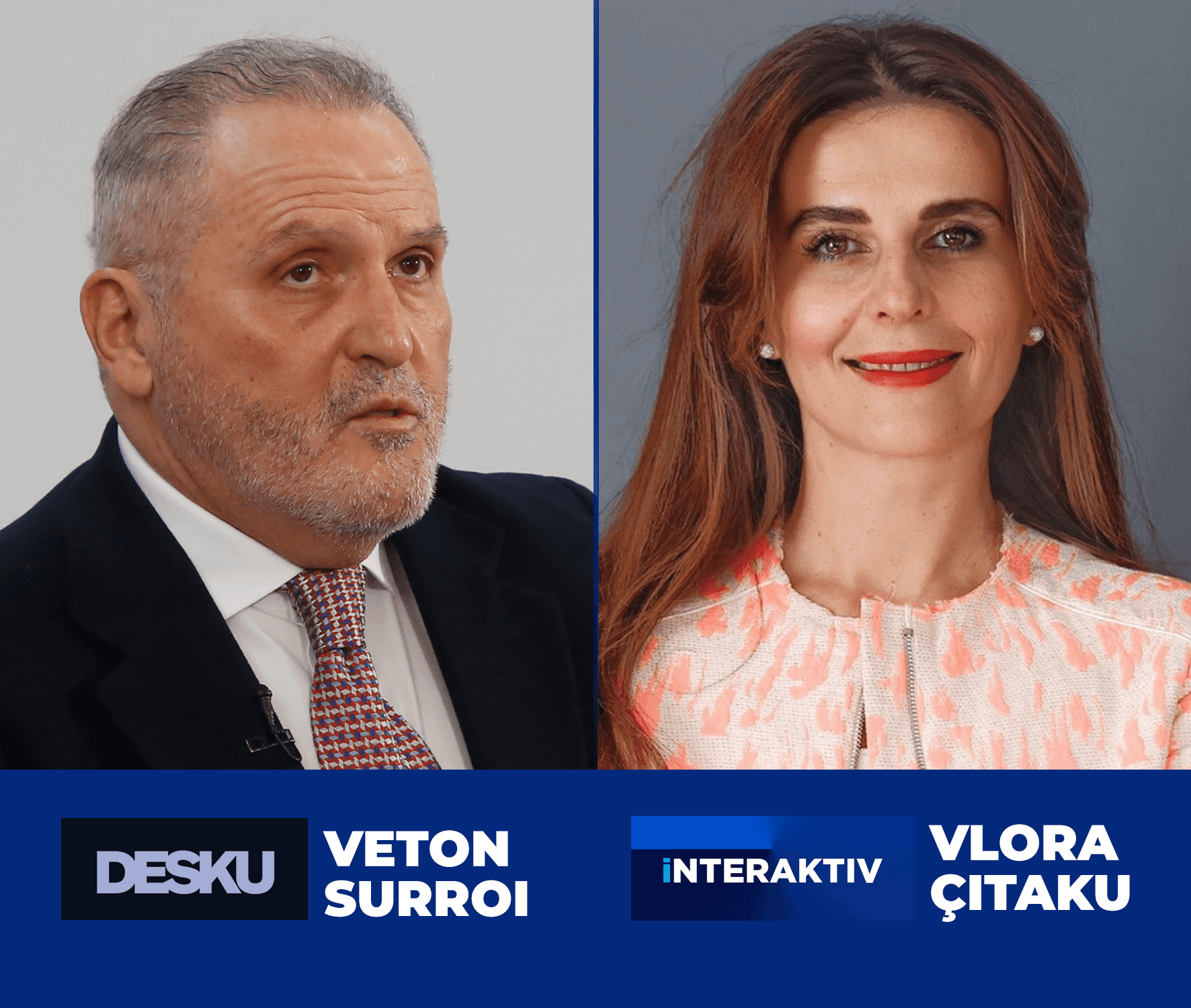 Sonte në Desku – Veton Surroi, në Interaktiv – Vlora Çitaku