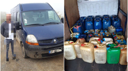 Policia ndalon një shtetas serb duke kontrabanduar 1.300 litra derivate