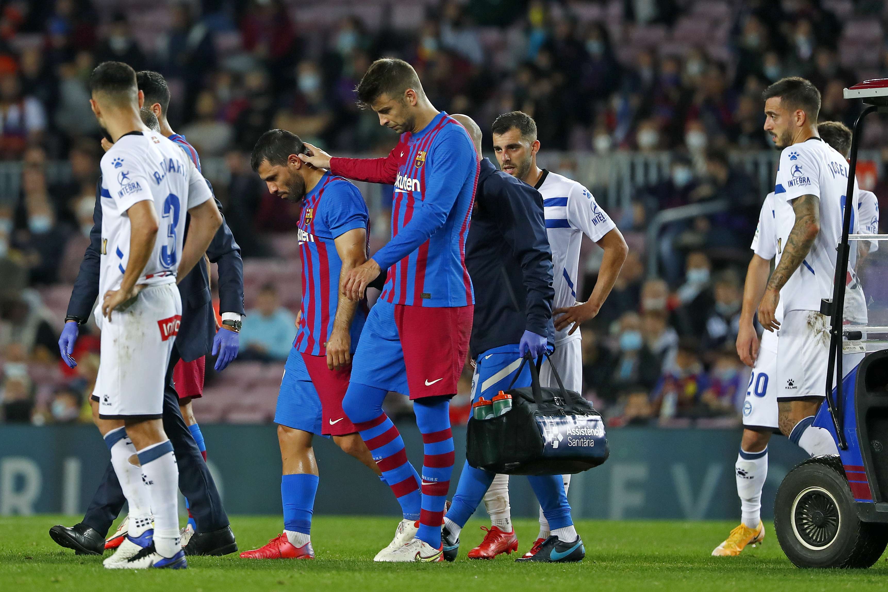 Aguero u dërgua në spital për teste të zemrës