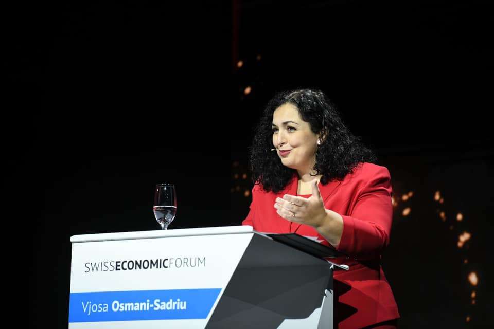 Osmani në Forumin Ekonomik të Zvicrës flet për potencialin ekonomik të Kosovës