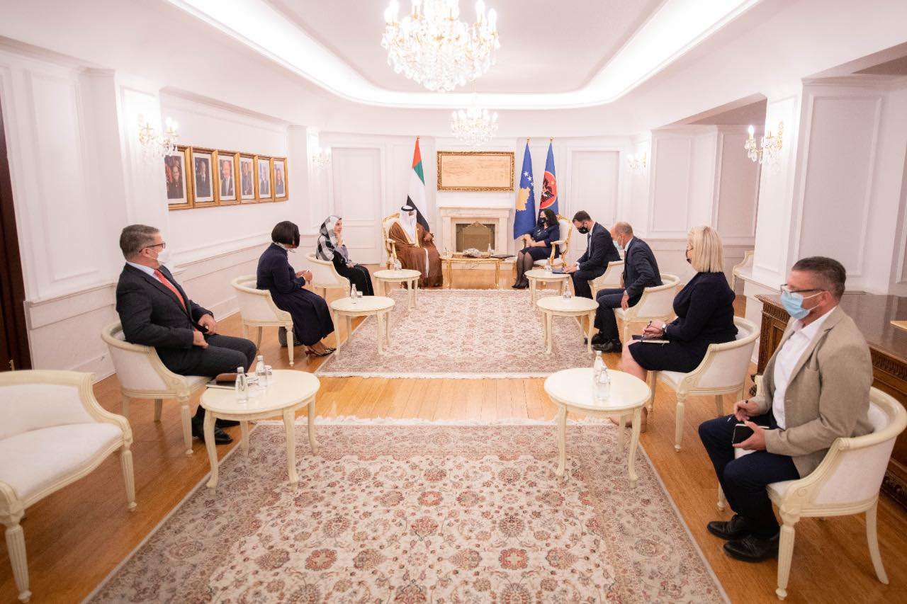 Osmani priti në takim një delegacion të lartë shtetëror nga Emiratet e Bashkuara Arabe
