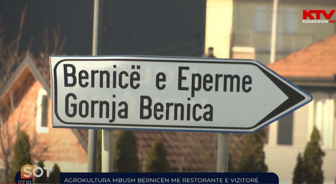 Agrokultura mbush Bërnicën me restorante e vizitorë