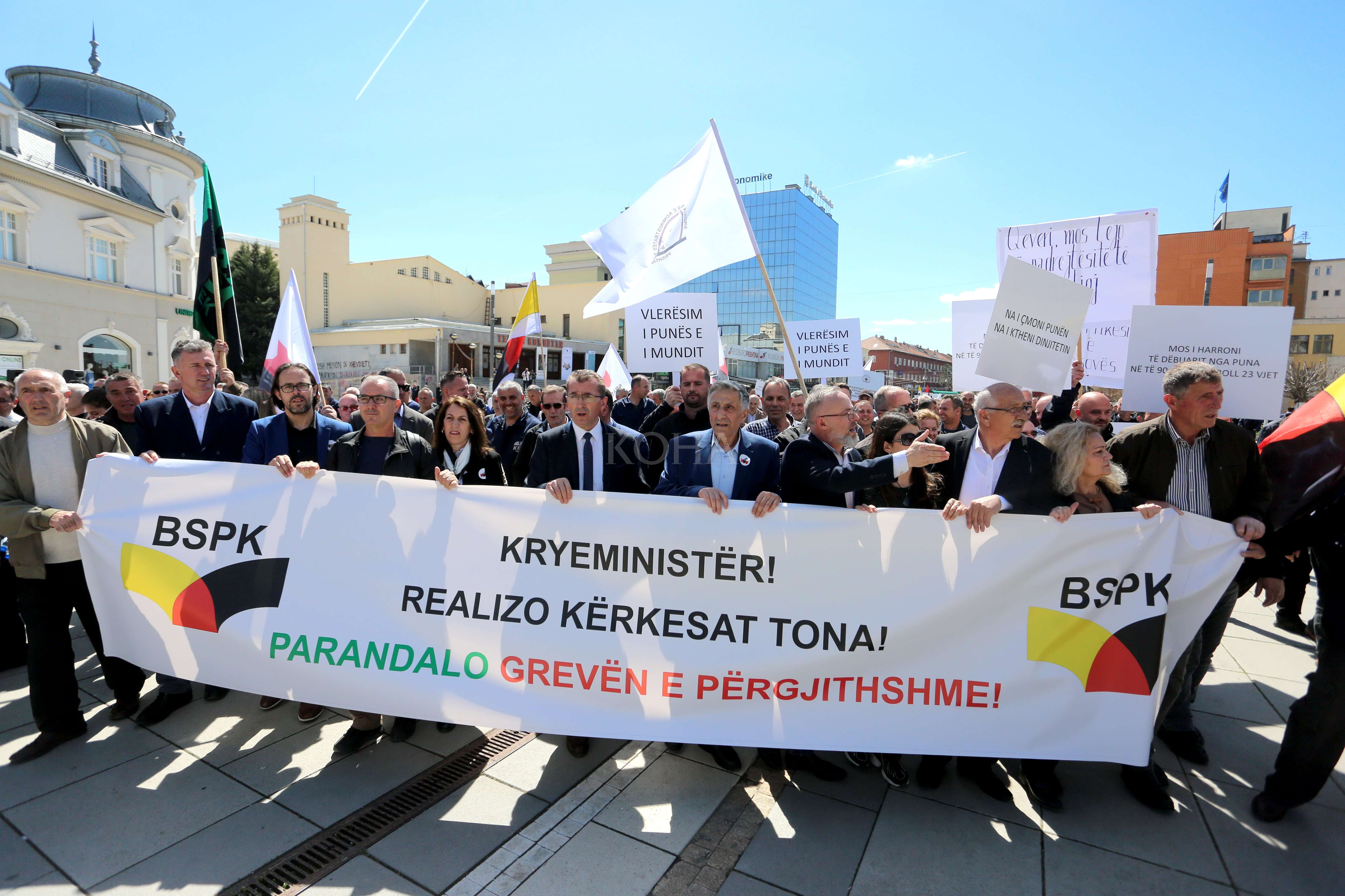 BSPK-ja kërkon 100 euro shtesë për punëtorët, deri në miratimin e Ligjit për paga