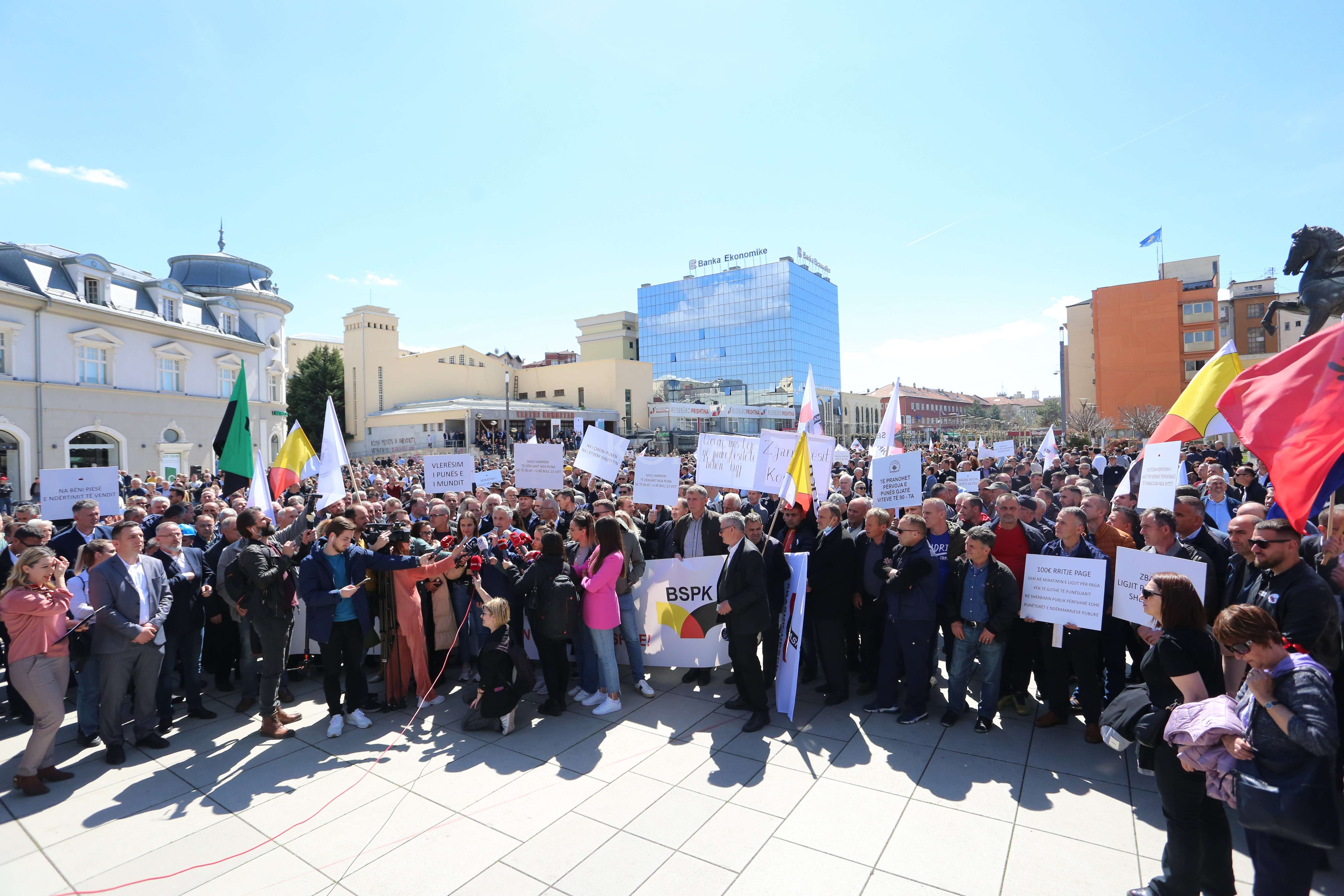 BSPK-ja proteston sot, kërkon 100 euro shtesë për çdo të punësuar