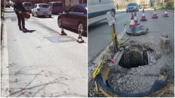 Sanohet puseta që ishte hapur në mes të rrugës “Agim Ramadani”