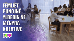 Fëmijët punojnë ylberin në mënyra të ndryshme kreative