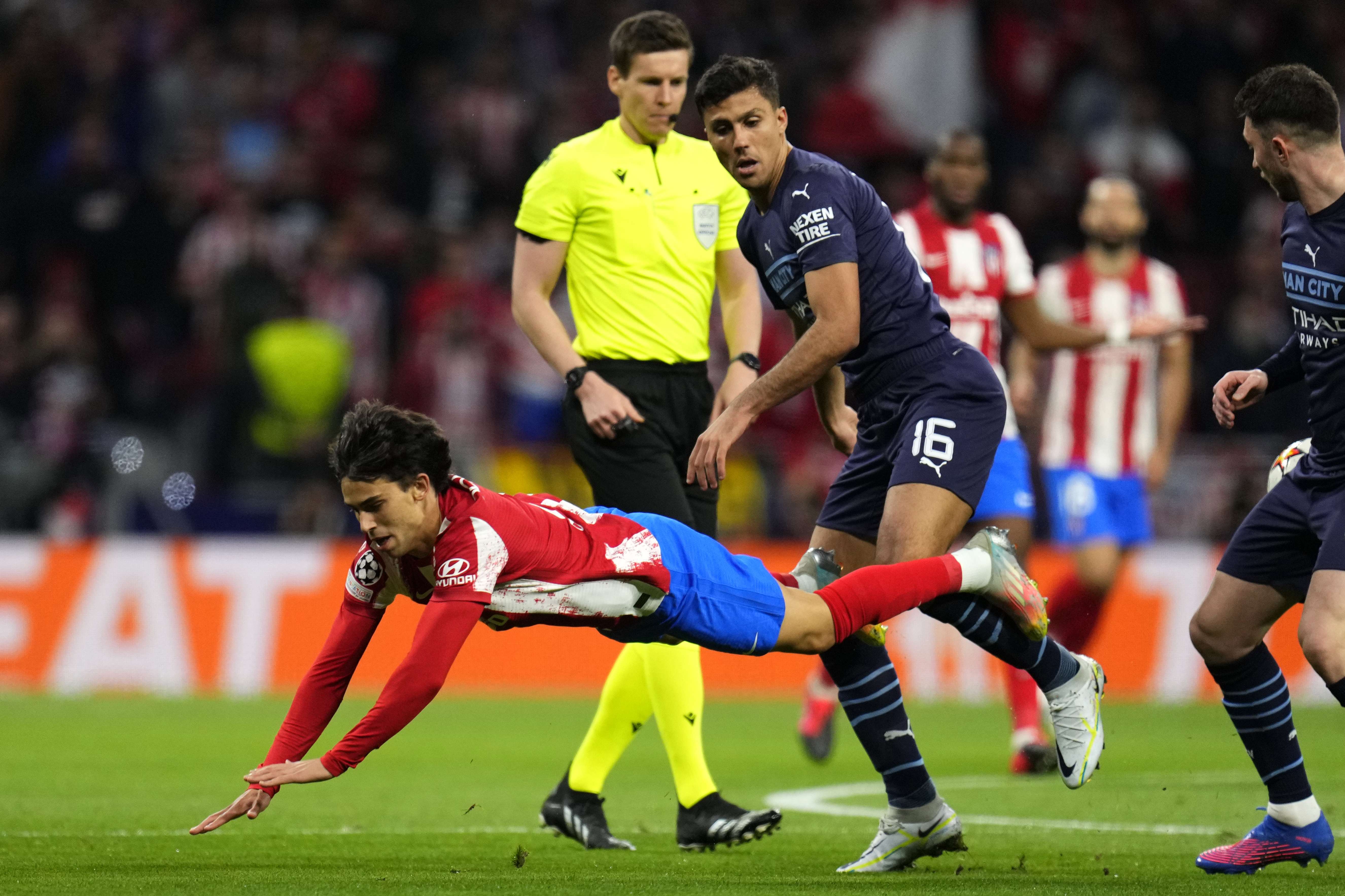 Joao Felix i Atletico Madridit në ndeshjen e Ligës së Kampionëve kundër Manchester Cityt