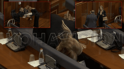 Blerta Deliu hyn në seancë vetëm për t’u nënshkruar për mëditje [VIDEO]