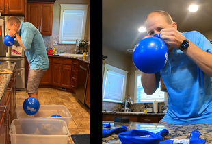 Amerikani thyen rekordin Guinness, fryu me hundë 10 balona në 60 sekonda