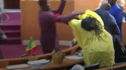 Deputeti godet me shuplakë kolegen, ajo e gjuan me karrige në Parlamentin e Senegalit