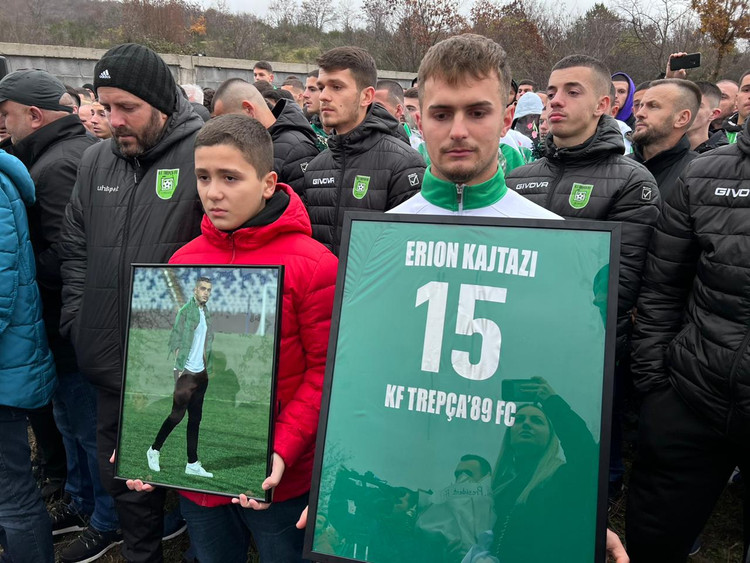 Iu dha lamtumira e fundit futbollistit Erion Kajtazi