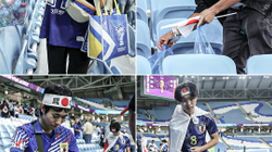 Tifozet japonez duke pastruar