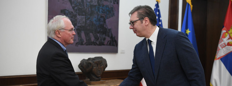 Hill në takim me Vuçiqin  Dialogu kornizë për zgjidhjen e çështjeve të hapura