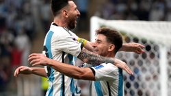 Messi dhe Alvarezi i prijnë sulmit të Argjentinës që mbrohet me pesë lojtarë