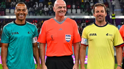 Legjendat e FIFA-s luajnë me punëtorët në Katar