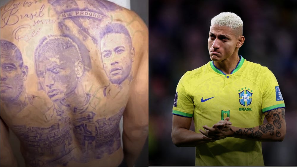 Brazil teammates Neymar and Gabriel Jesus reveal matching tattoos | FOX  Sports