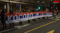 Protestë e vogël në Beograd në mbrojtje të serbëve të Kosovës