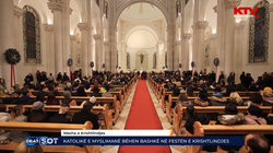 Katolikë e myslimanë bëhen bashkë në festën e Krishtlindjes