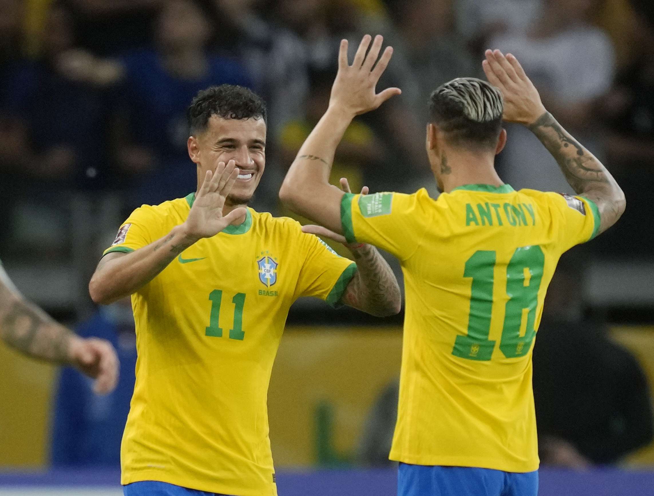 Coutinho realizon gol të bukur në fitoren e thellë të Brazilit