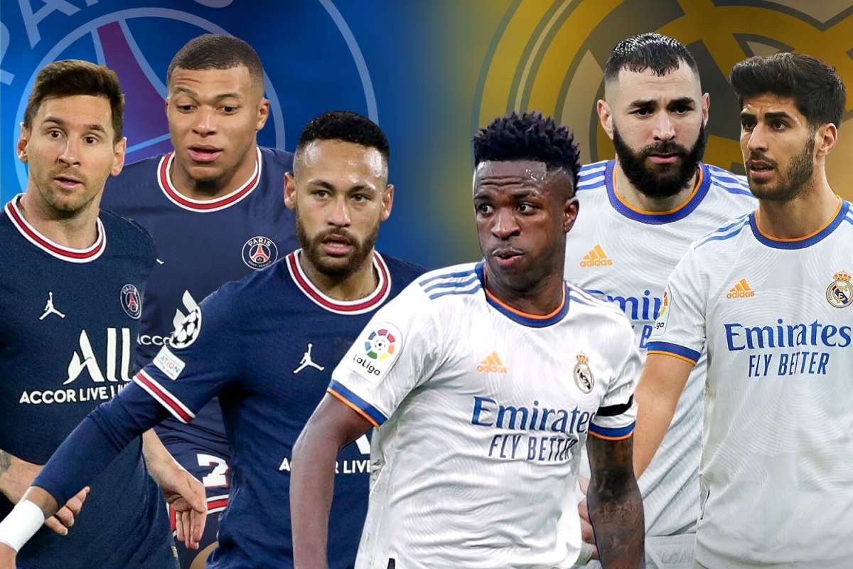PSG – Real Madrid, offizielle Formationen