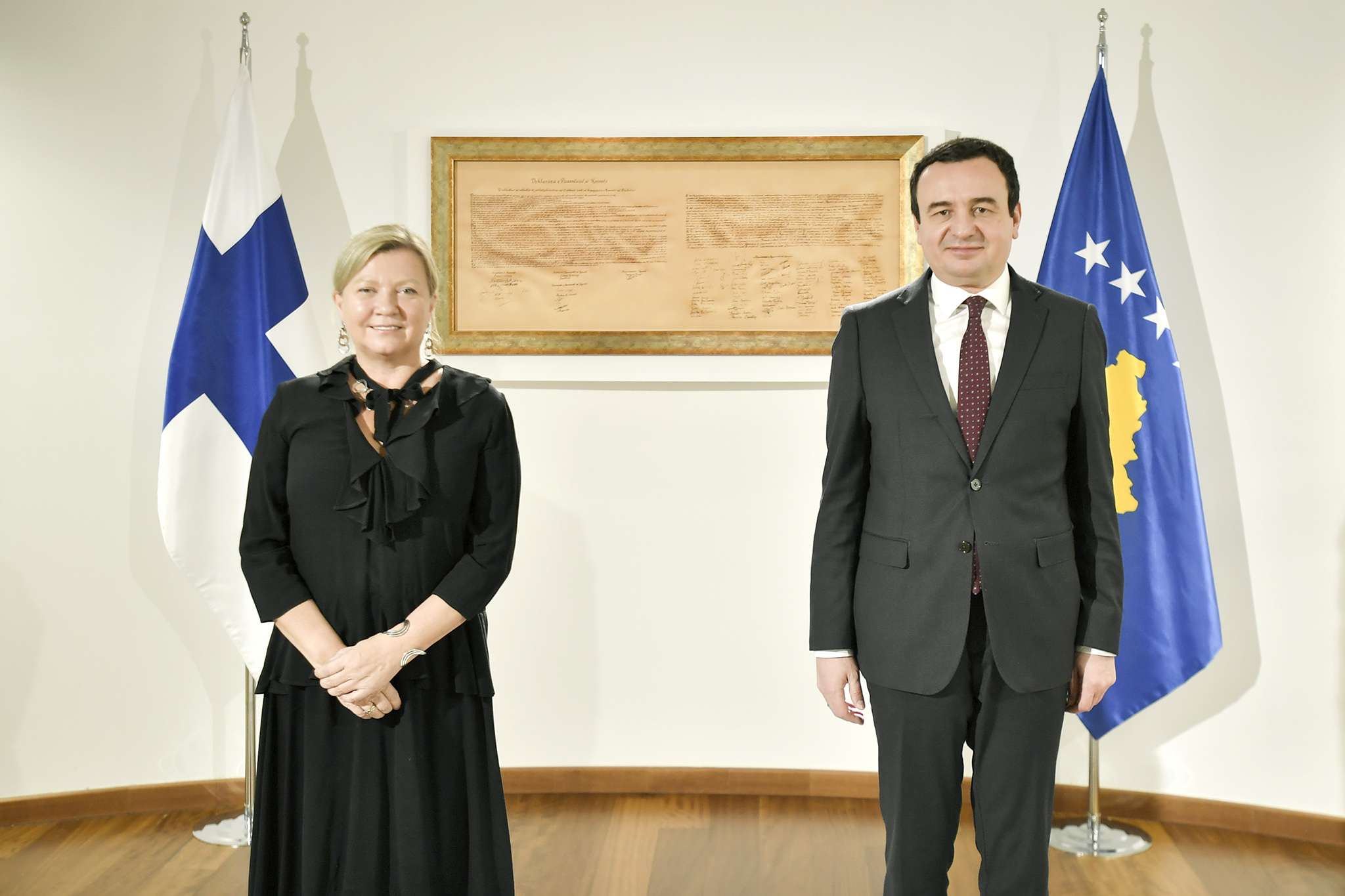 Kurti në takim lamtumirës me Stjernvall: Finlanda i ka dhënë shumë Kosovës